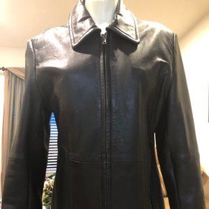 Genuine Leather Jacket - Casual Corner - Small
